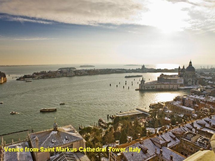 Venice from Saint Markus Cathedral Tower, Italy 