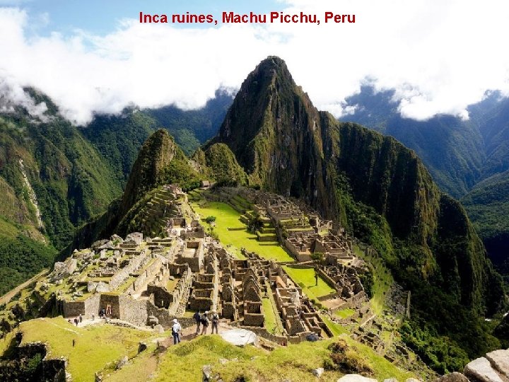 Inca ruines, Machu Picchu, Peru 