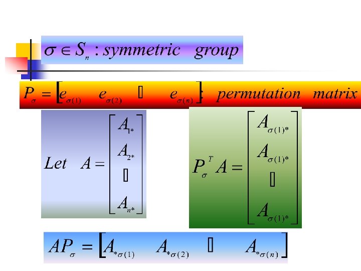 permutation matrix 