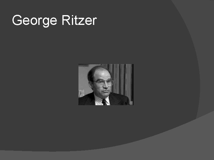 George Ritzer 
