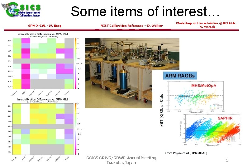 Some items of interest… GPM X-CAL - W. Berg 29 February - March 4