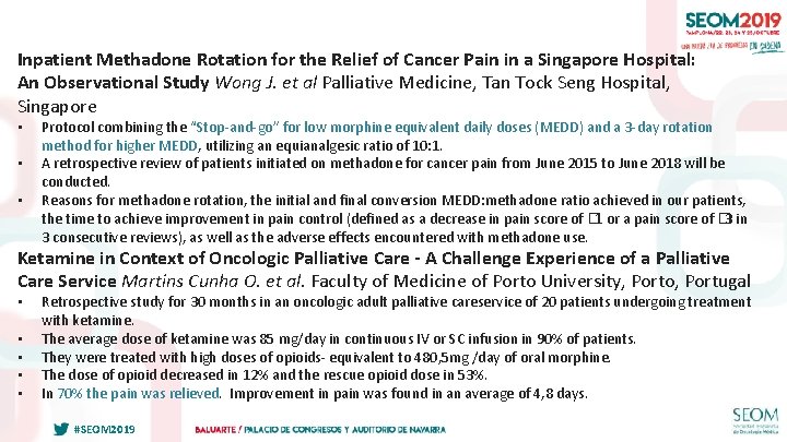 Inpatient Methadone Rotation for the Relief of Cancer Pain in a Singapore Hospital: An