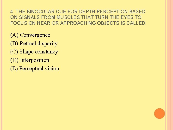 SENSATION PERCEPTION Chapter 4 1 THE BASIC EXPERIENCE