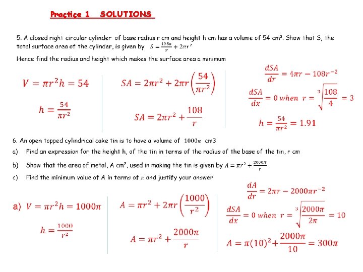 Practice 1 SOLUTIONS 