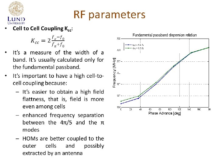 RF parameters • 
