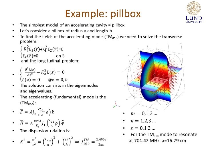 Example: pillbox • 