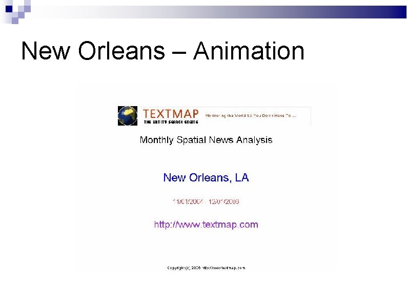 New Orleans – Animation 