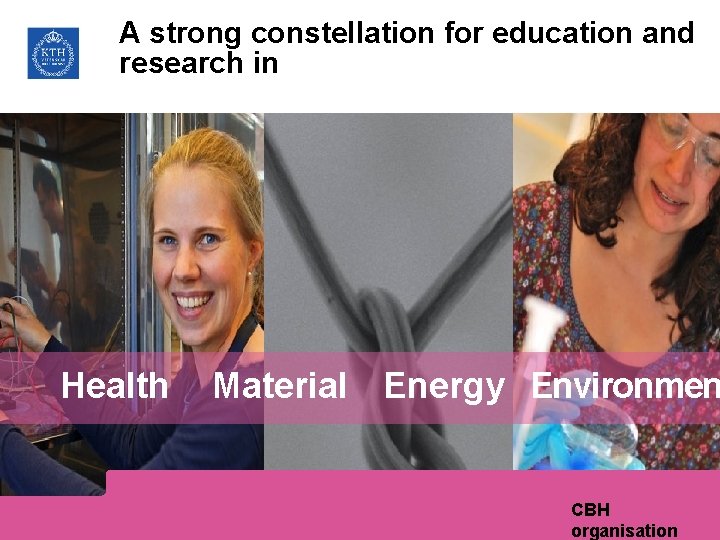 A strong constellation for education and research in Health Material Energy Environmen CBH organisation
