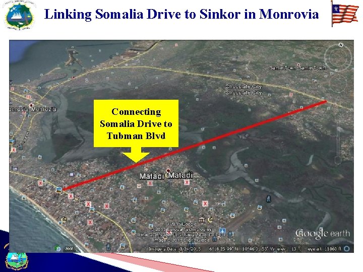 Linking Somalia Drive to Sinkor in Monrovia Connecting Somalia Drive to Tubman Blvd 