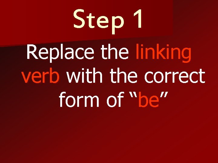 Linking Verbs Predicate Nominatives Review 2 Part Definition