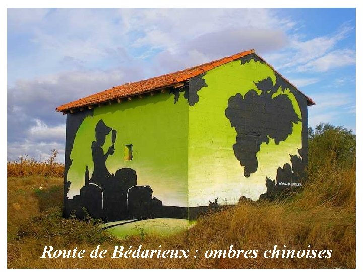 Route de Bédarieux : ombres chinoises 