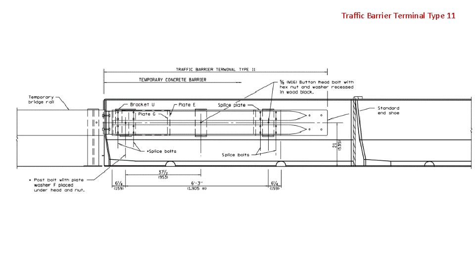 Traffic Barrier Terminal Type 11 