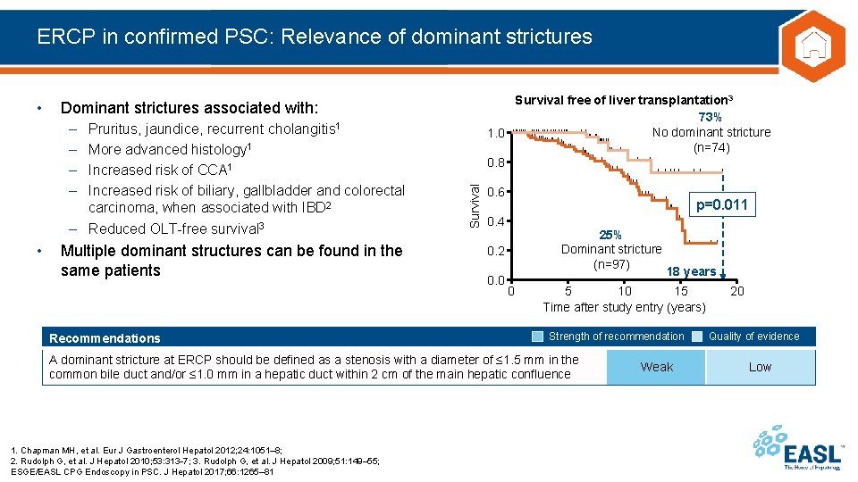 ERCP in confirmed PSC: Relevance of dominant strictures – – Pruritus, jaundice, recurrent cholangitis