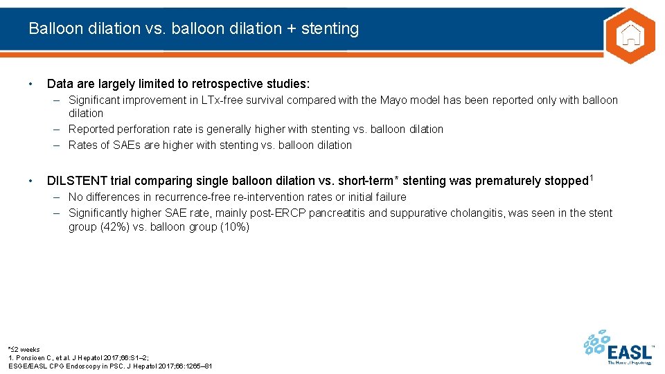 Balloon dilation vs. balloon dilation + stenting • Data are largely limited to retrospective