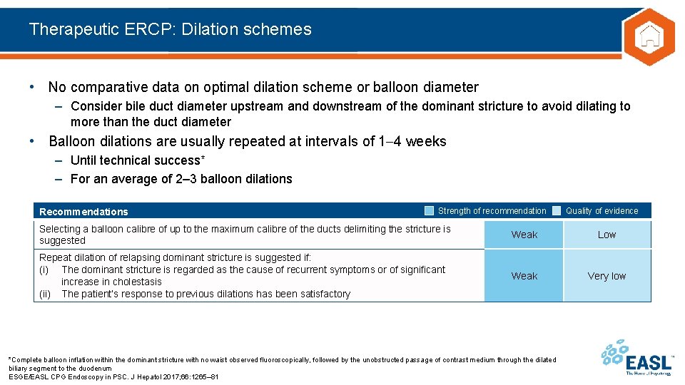 Therapeutic ERCP: Dilation schemes • No comparative data on optimal dilation scheme or balloon