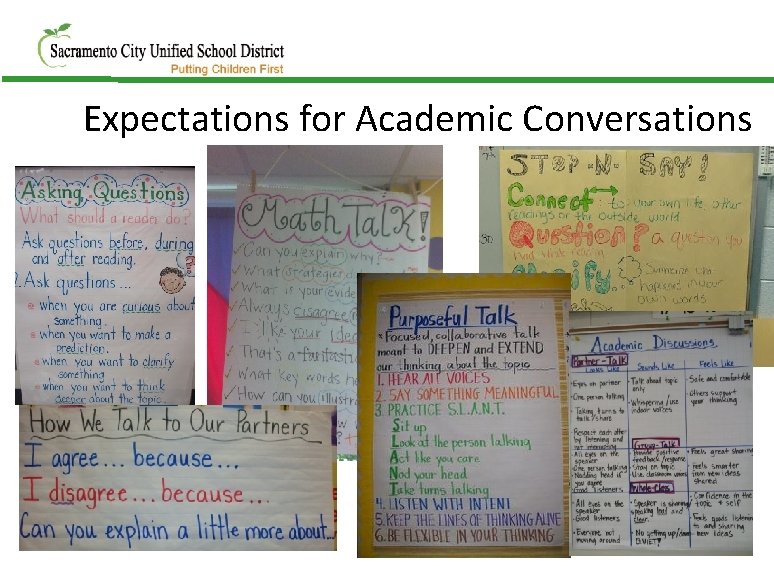 Expectations for Academic Conversations 