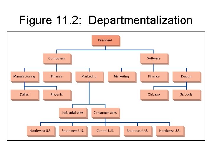 Figure 11. 2: Departmentalization 