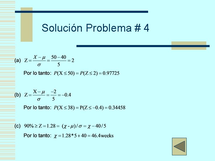 Solución Problema # 4 