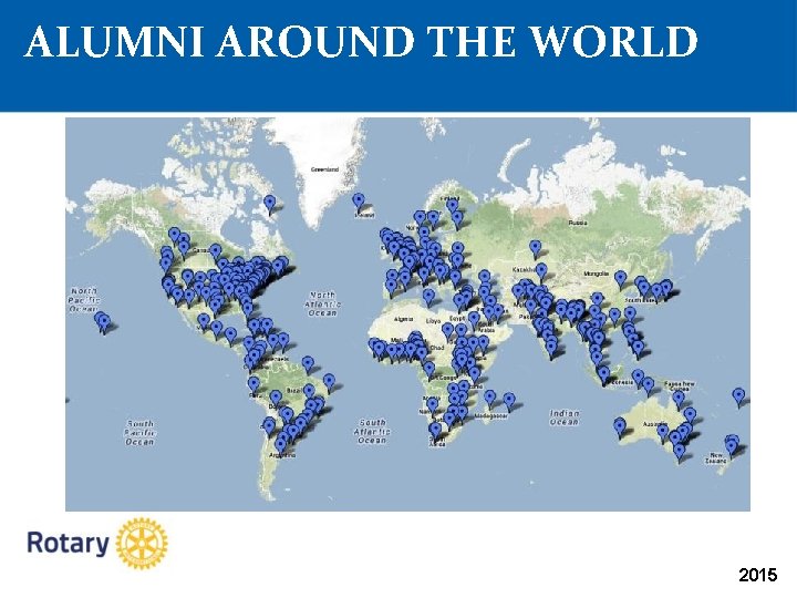 ALUMNI AROUND THE WORLD 2015 