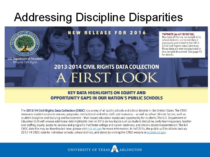 Addressing Discipline Disparities 