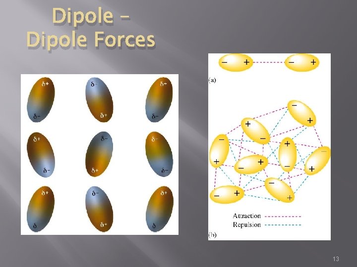 Dipole – Dipole Forces 13 