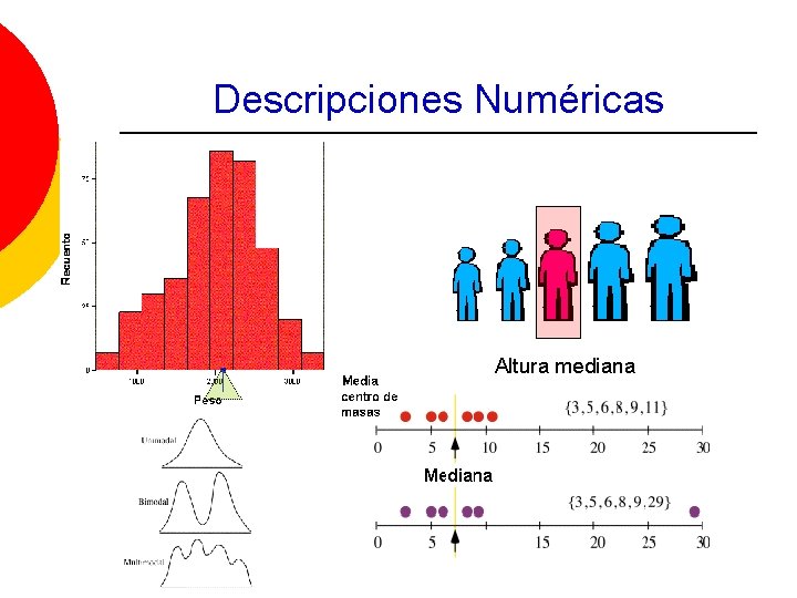 Descripciones Numéricas Altura mediana 