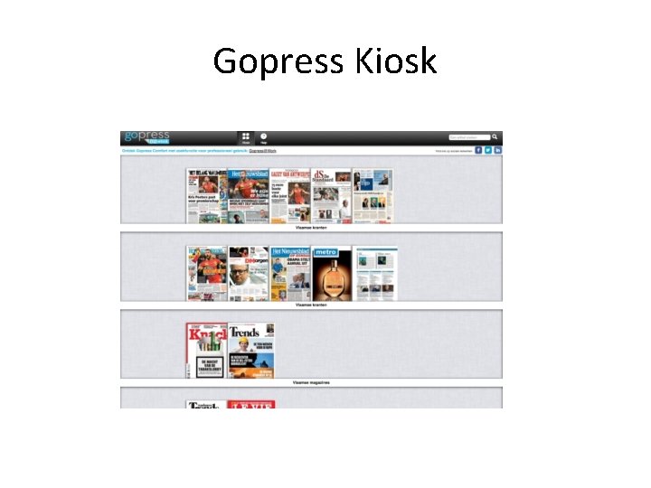Gopress Kiosk 
