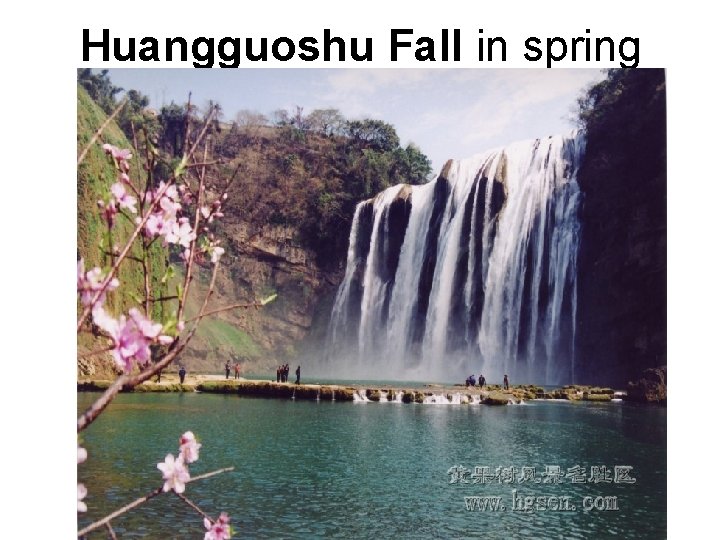 Huangguoshu Fall in spring 
