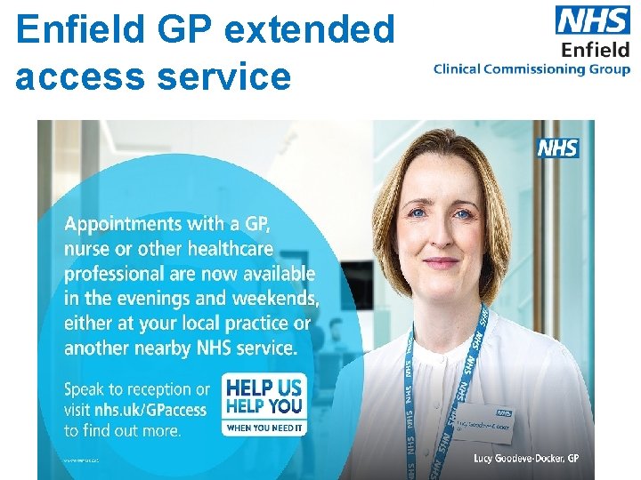 Enfield GP extended access service 