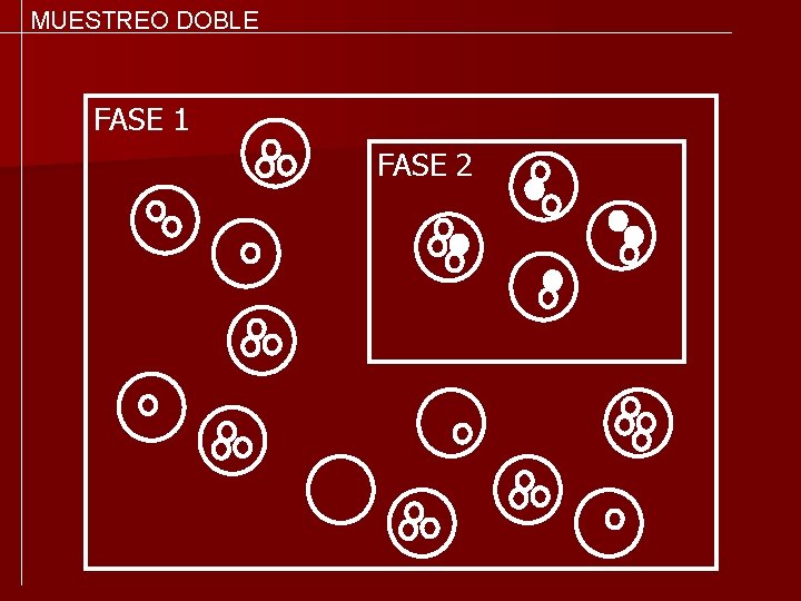 MUESTREO DOBLE FASE 1 FASE 2 