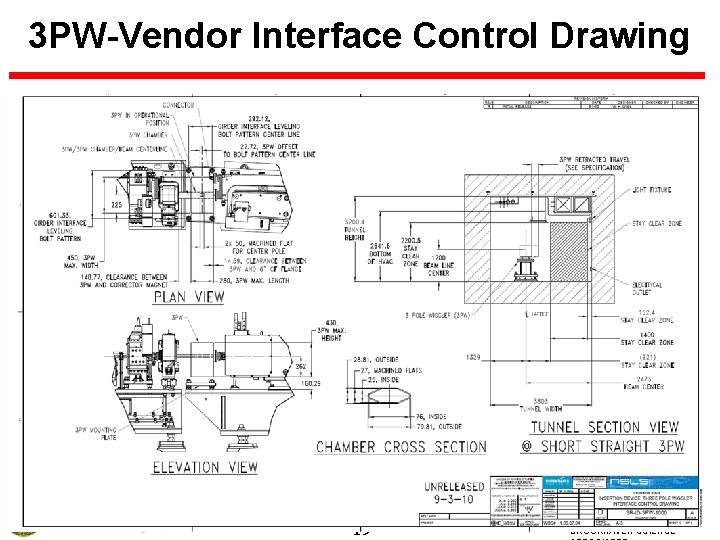3 PW-Vendor Interface Control Drawing 19 BROOKHAVEN SCIENCE 