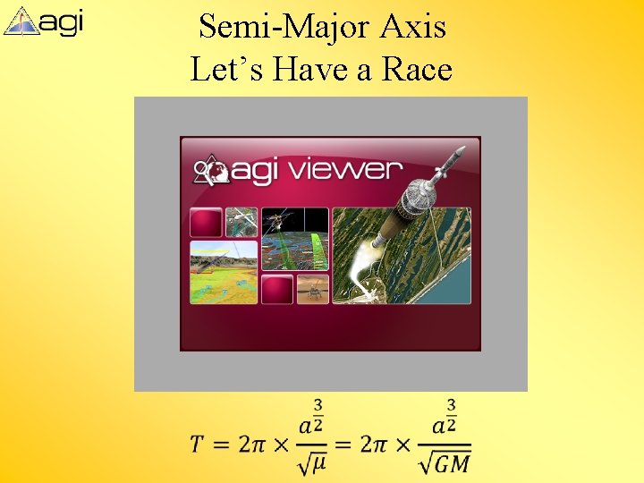 Semi-Major Axis Let’s Have a Race 