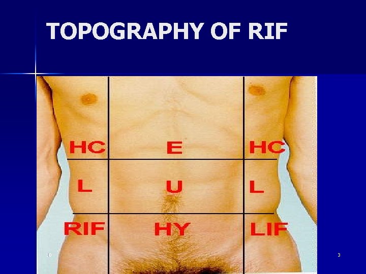 TOPOGRAPHY OF RIF 10 3 