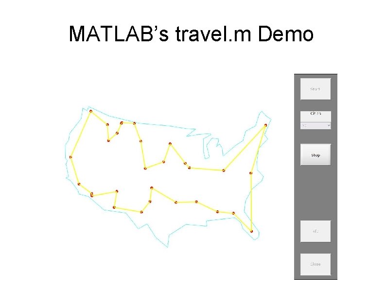 MATLAB’s travel. m Demo 