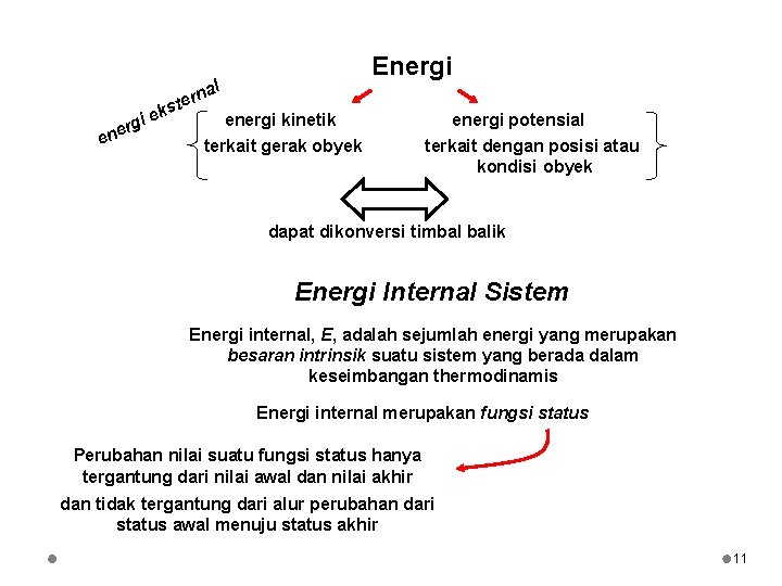 Energi al i e ern t s k rg energi kinetik terkait gerak obyek