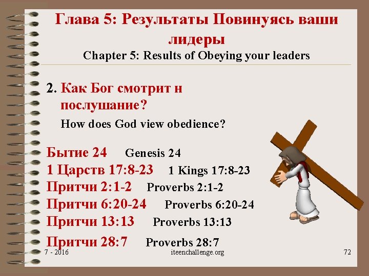 Глава 5: Результаты Повинуясь ваши лидеры Chapter 5: Results of Obeying your leaders 2.
