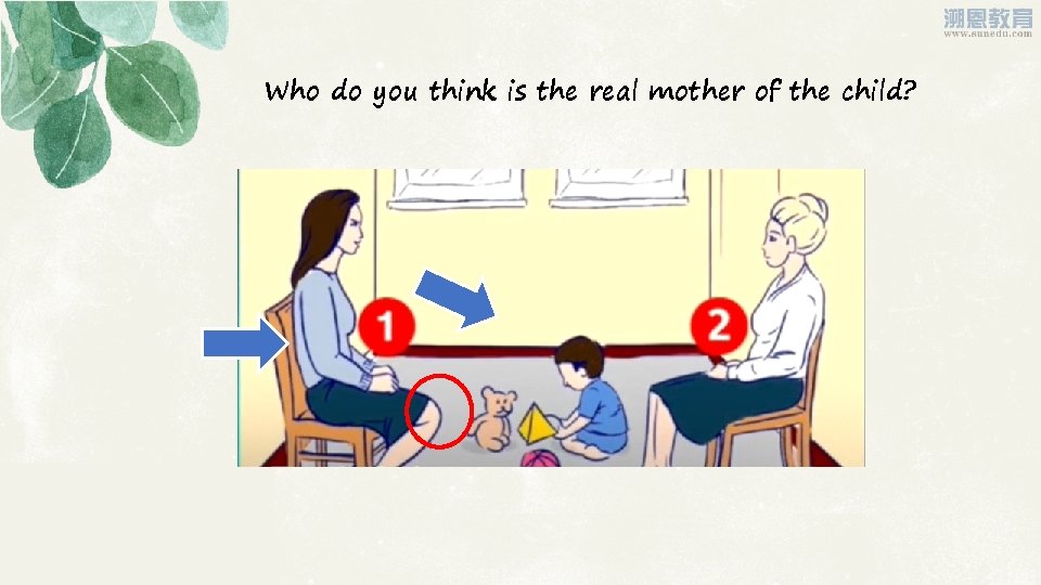 Who do you think is the real mother of the child? 