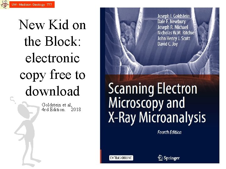 UW- Madison Geology 777 New Kid on the Block: electronic copy free to download