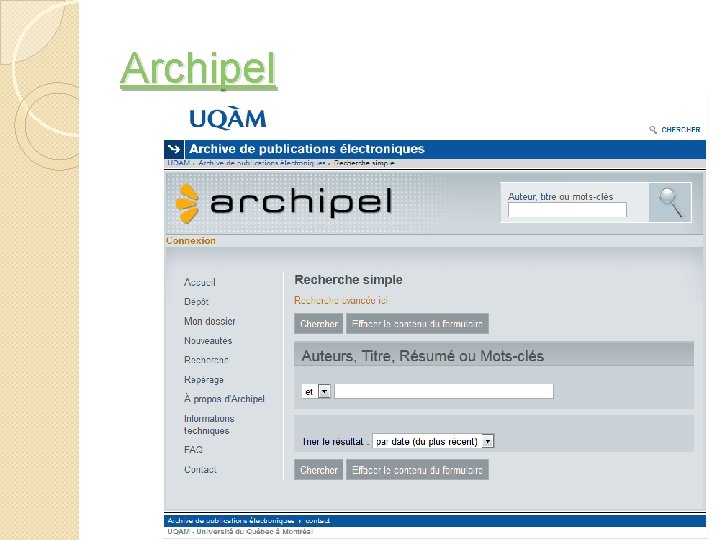 Archipel © Lyne Da Sylva, 2012 49 