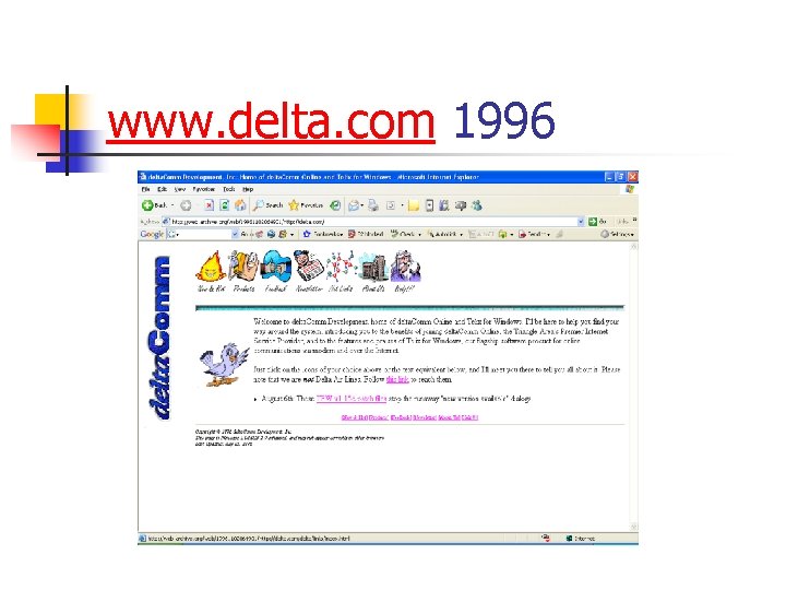 www. delta. com 1996 
