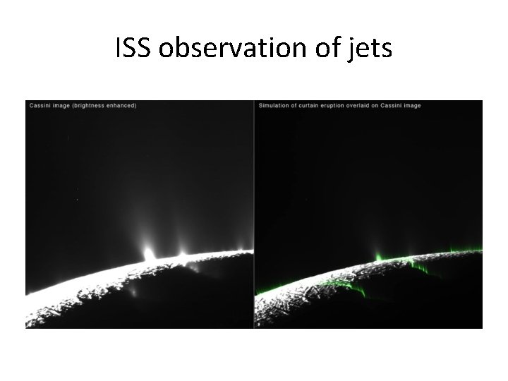 ISS observation of jets 