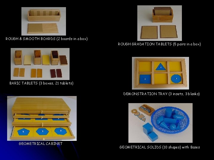 ROUGH & SMOOTH BOARDS (2 boards in a box) ROUGH GRADATION TABLETS (5 pairs