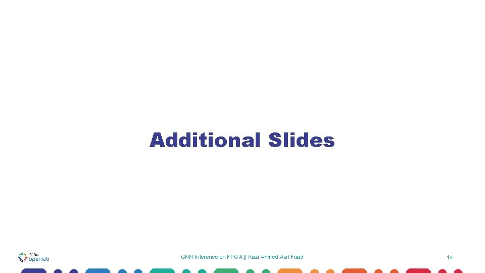 Additional Slides GNN Inference on FPGA || Kazi Ahmed Asif Fuad 14 Additional Slides GNN Inference on FPGA || Kazi Ahmed Asif Fuad 14