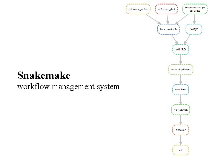 Snakemake workflow management system 