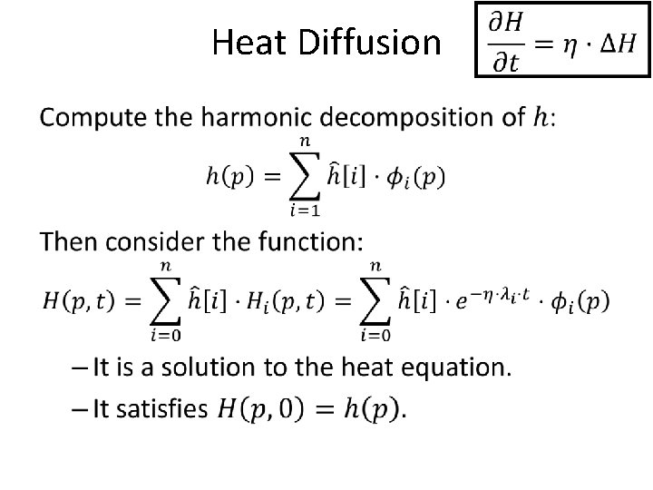 Heat Diffusion • 