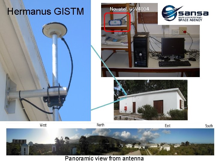 Novatel, GSV 4004 GISTM Antenna Hermanus GISTM Antenna Panoramic view from antenna 