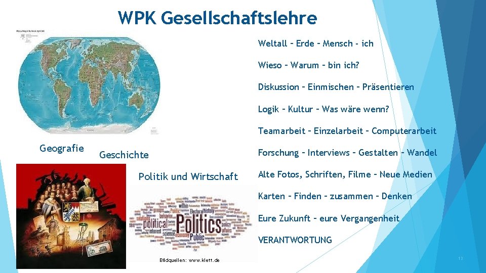 WPK Gesellschaftslehre Weltall – Erde – Mensch - ich Wieso – Warum – bin