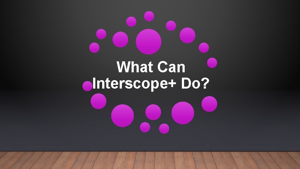 What Can Interscope+ Do? 