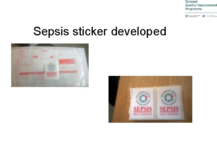 Sepsis sticker developed 