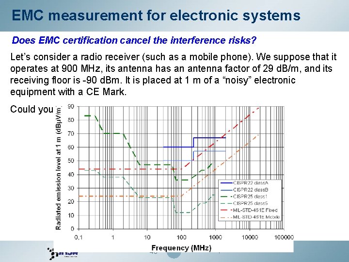EMC measurement for electronic systems Does EMC certification cancel the interference risks? Let’s consider
